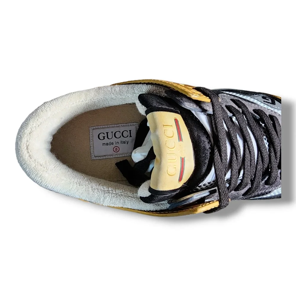 Gucci Ultrapace Sneaker with Yellow and Black Accents Men's Size 5 (Gucci)